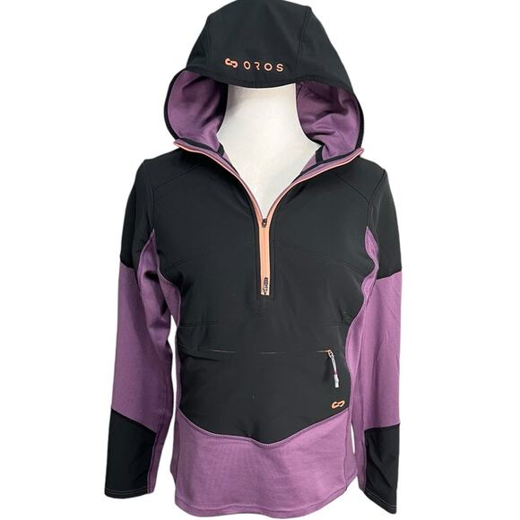 OROS Explorer Hoodie Purple Black Orange Performance Windproof Insulated  Size S - Picture 2 of 13